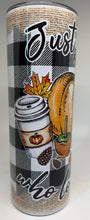 Load image into Gallery viewer, Just a girl that loves fall tumbler
