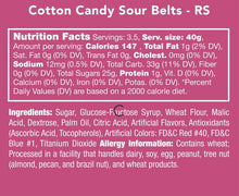 Load image into Gallery viewer, Cotton candy sour belts
