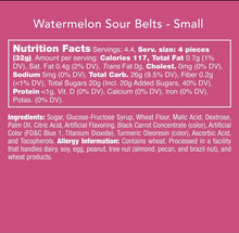 Load image into Gallery viewer, Watermelon sour belts
