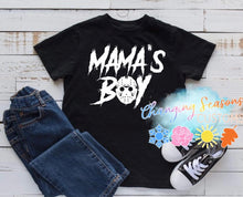 Load image into Gallery viewer, Mommas boy spooky tee
