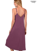Load image into Gallery viewer, Vneck cami knee length dress
